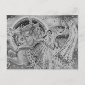 HOLLOW-HOLLOW, HOOFDLEZER HORSEMAN PALOMINO FEESTDAGENKAART (Voorkant)