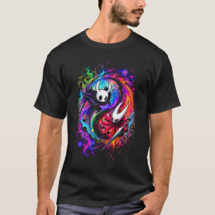 Hollow Knight Ghost 03 Basic Donkere T-Shirt