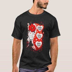 Hollow Knight Ghost 44 Basic Donkere T-Shirt