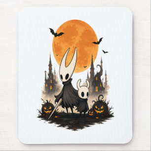 Hollow Knight Halloween Griezelen Maan Pompoen Gam Muismat
