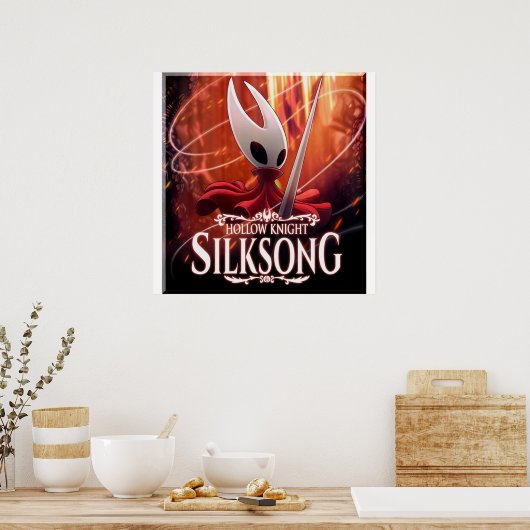 Hollow Knight Silksong Poster (Keuken)