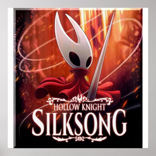 Hollow Knight Silksong Poster (Voorkant)