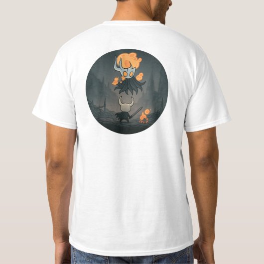 Hollow Knight vs Broken Vessel T-shirt (Achterkant)