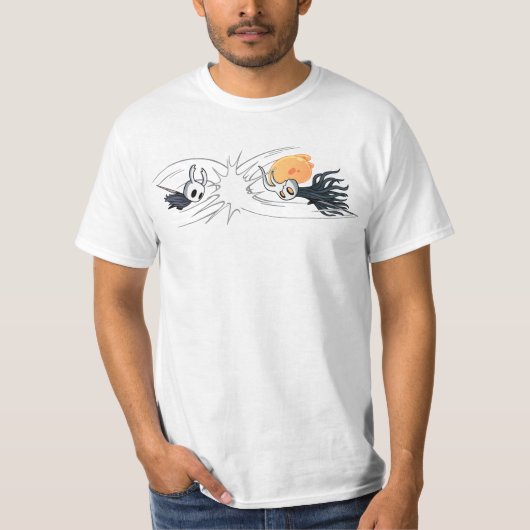 Hollow Knight vs Broken Vessel T-shirt (Voorkant)