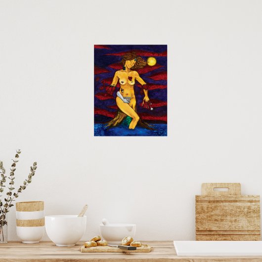 "Hollow"-serie AFDRUKKEN Poster (Keuken)