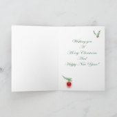 Hollow Tree Happy Holiday Card Feestdagen Kaart (Binnen)