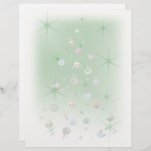 Hollow Tree Kerstmis Letterhead (Voorkant / Achterkant)