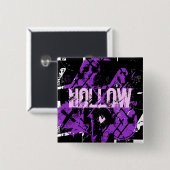 HOLLOW VIERKANTE BUTTON 5,1 CM (Voorkant /achterkant)