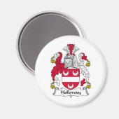 Holloway Family Crest Magneet (Voorkant / Achterkant)