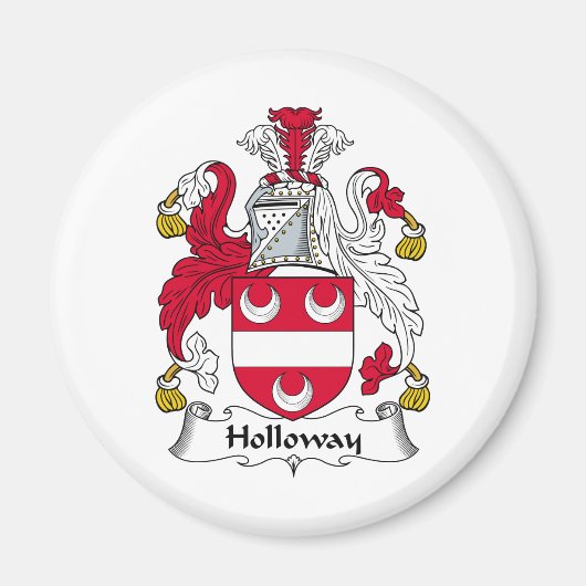 Holloway Family Crest Magneet (Voorkant)