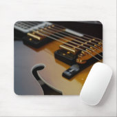 Hollowbody Guitar Mousepad Muismat (Met muis)