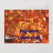 Holloween Celebration! gebeurtenisaankondigingskaa Uitnodiging Briefkaart (Voorkant)