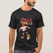HOLLOWEEN PUMPKIN CHILLS AND THRILLS TSHIRT DESIGN (Voorkant)