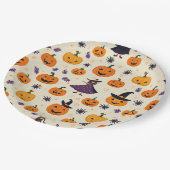 Holloween Ronde Papier Bord (Gekanteld)