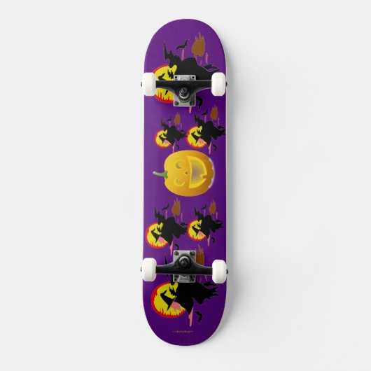 HOLLOWEEN SKATEBOARDS - SKATEBOARDING GEAR - WITCH (Voorkant)