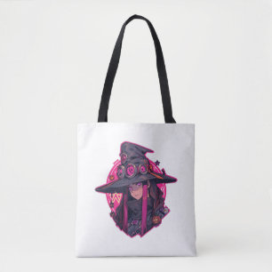 Holloween tiener heks! tote bag