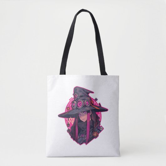 Holloween tiener heks! tote bag (Voorkant)