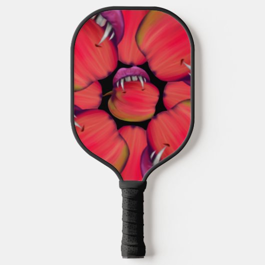 Holloween Vampire Queen Bobbing for Apples Pickleball Paddle (Voorkant)