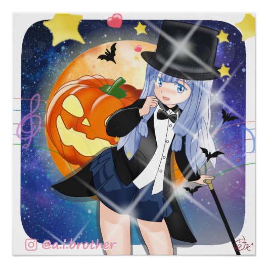 Holloween Viola Perfect Poster (Voorkant)
