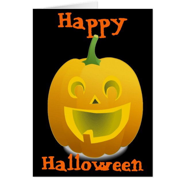 Holloween Wenskaarten - Jack O Lantern - Gifts (Voorkant)