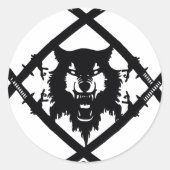 Hollowsquad Ronde Sticker (Voorkant)