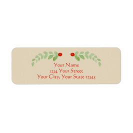 Holly Address Label