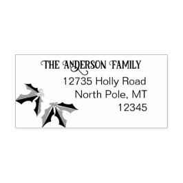 Holly Adres Rubberstempel
