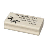 Holly Adres Rubberstempel (Stempel)