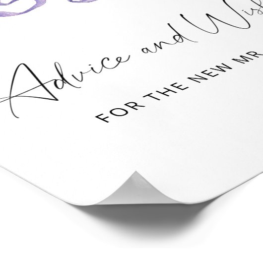 Holly - advies en wensen voor Passen getrouwd Post Poster (Hoek)