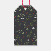 Holly and Berries GIft Label Cadeaulabel (Achterkant)