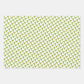 Holly and Berries Hand-drawn Christmas Holiday  Inpakpapier Vel (Voorkant 3)