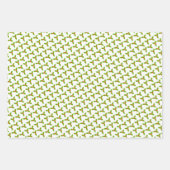 Holly and Berries Hand-drawn Christmas Holiday Inpakpapier Vel (Voorkant)