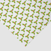 Holly and Berries Hand-drawn Christmas Holiday  Tissuepapier (Detail)