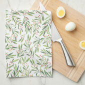 Holly and Berries Holiday Kerstmis Theedoek (Quarter Fold)