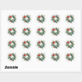 Holly and Berries Krans · Kerst Geschenk Labels (Vel)
