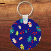 Holly and Berries  Sleutelhanger (Achterkant)