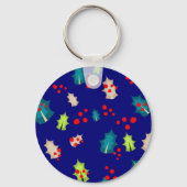 Holly and Berries  Sleutelhanger (Achterkant)