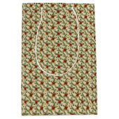 Holly and Evergreens Medium Cadeauzakje (Voorkant)