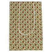 Holly and Evergreens Medium Cadeauzakje (Achterkant)