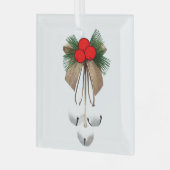 Holly and Jingle Bells-Ornament Glas Ornament (Voorkant links)