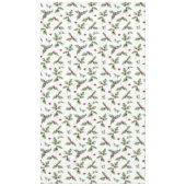 Holly and Mistletoe All Over Christmas Tafelkleed (Voorkant)
