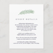 Holly and Pine Guest Information Informatiekaartje (Voorkant)