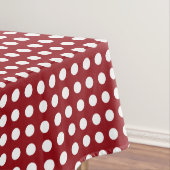 Holly and Polka Dots Holiday Table Cloth Tafelkleed (Voorbeeld)