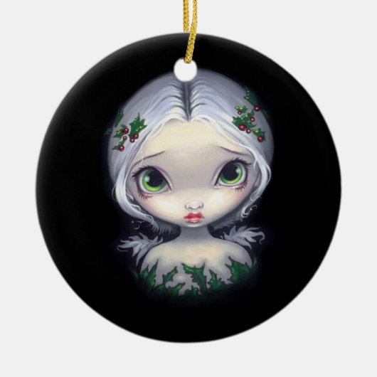 "Holly Angel" Ornament (Voorkant)