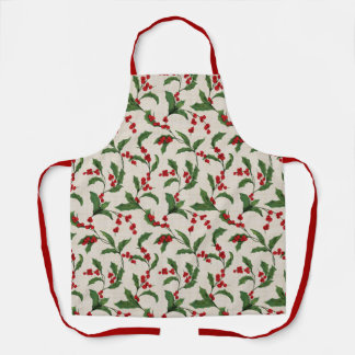 Holly Apron in crème Schort