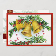  Holly bedekt gouden kerstballetjes