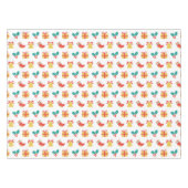 Holly Bell Stocking Rood Wit Groen Goud Kerstmis Tafelkleed (Voorkant (Horizontaal))