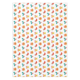 Holly Bell Stocking Rood Wit Groen Goud Kerstmis Tafelkleed