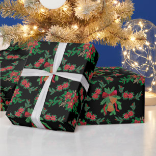 Holly & Bells tijdens Black Christmas Cadeaupapier