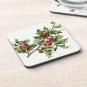 Holly Berries20150801 Bier Onderzetter (Linkerzijde)